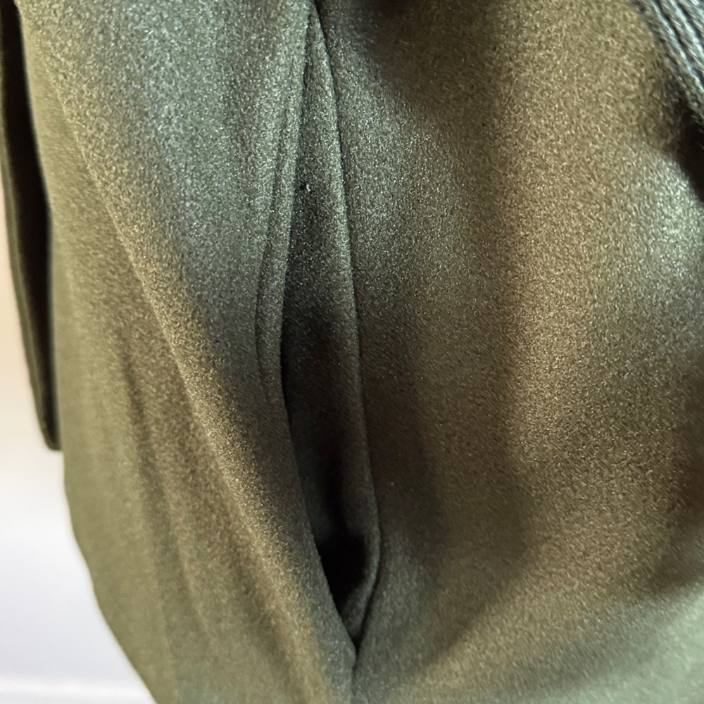 Dark Olive Green Double-Breasted Women's Blazer Sz XL NWOT - Picture 5 of 10